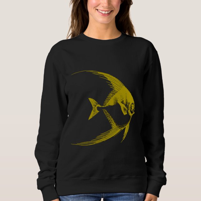 Gult Havsfisk T Shirt (Framsida)