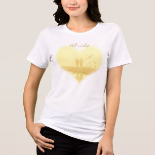 Gult Heart Beach Wedding Tee