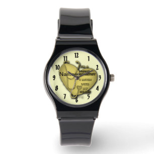 Gult Heart Nurse Anestetist Armbandsur