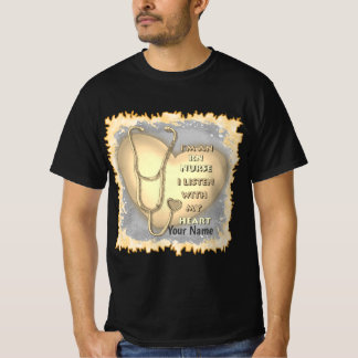 Gult Heart RN-registrerad sjuksköterska T Shirt