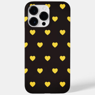 Gult Hearts Mönster