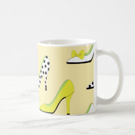 Gult Heels Dam Chic Kaffemugg