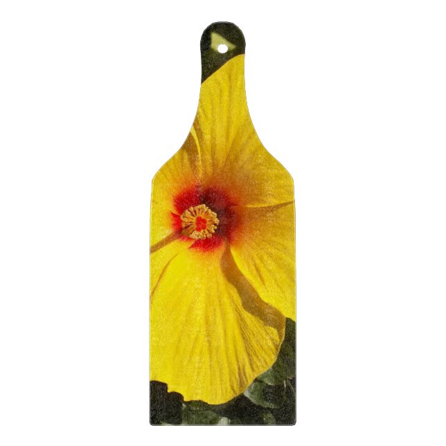 Gult Hibiscus Flower (Framsidan)