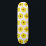 Gult Hibiscus Flower Art Mini Skateboard Bräda 18,5 Cm<br><div class="desc">.</div>