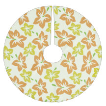 Gult Hibiscus, Orange Hibiscus, Blommönster