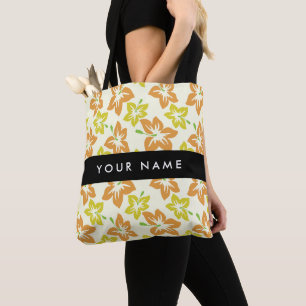 Gult Hibiscus, Orange Hibiscus, ditt namn Tygkasse