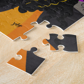 Gult Hibiscus Pussel