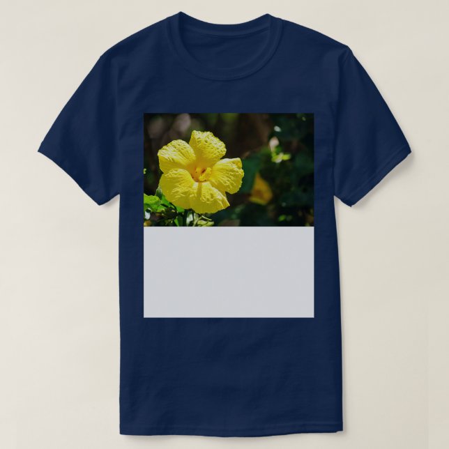 gult hibiscus TShirt 1 T Shirt (Design framsida)