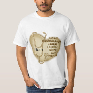 Gult Hjärtftalmisk näsa T Shirt