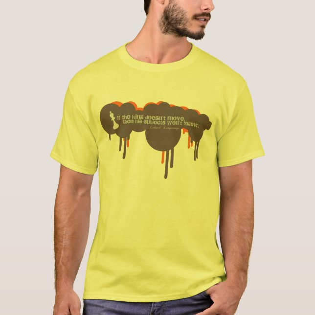 gult - höftcitationstecken t shirt (Framsida)