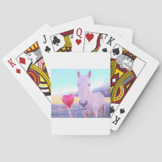 Gult Horse and Red Heart Casinokort