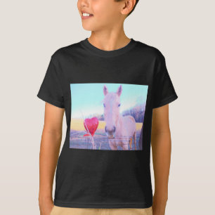 Gult Horse and Red Heart T-shirt