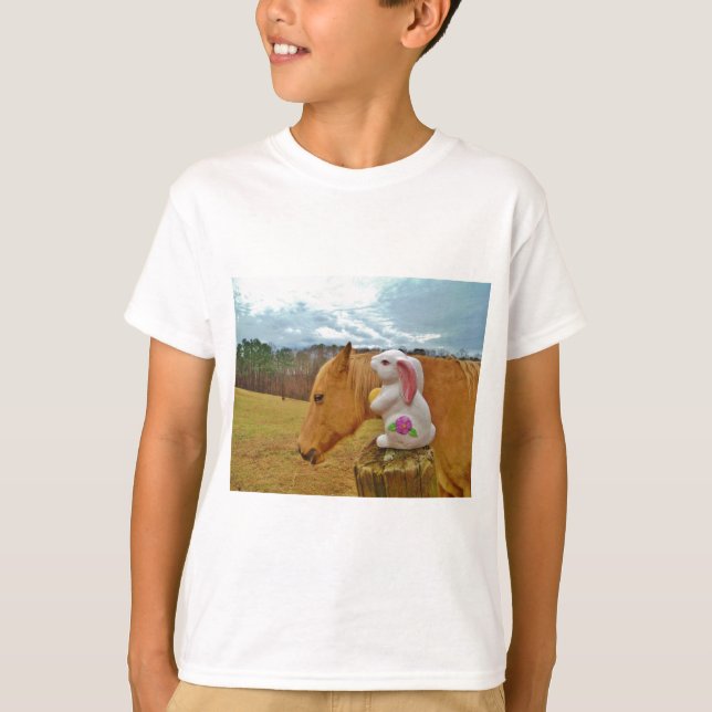 Gult Horse, Vår T Shirt (Framsida)