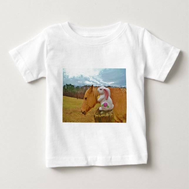 Gult Horse, Vår T Shirt (Framsida)