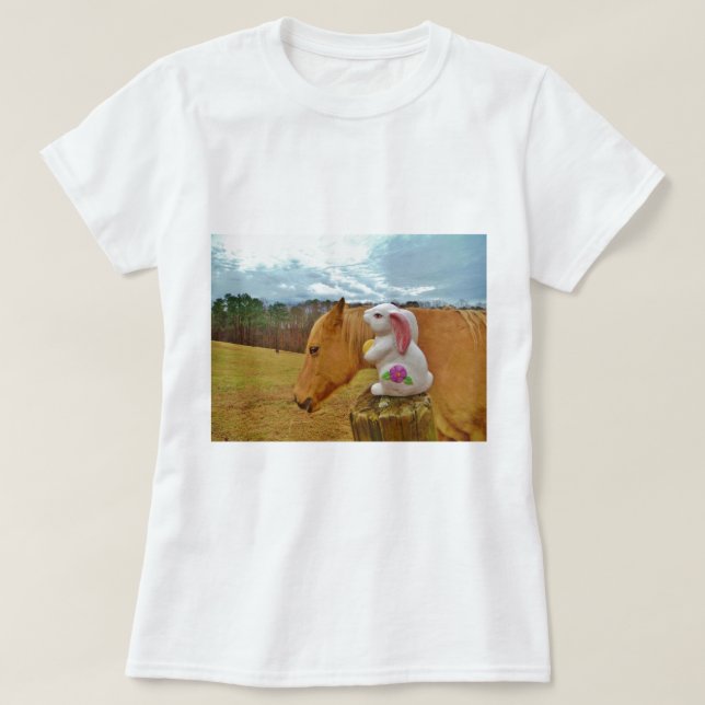 Gult Horse, Vår Tee Shirt (Design framsida)