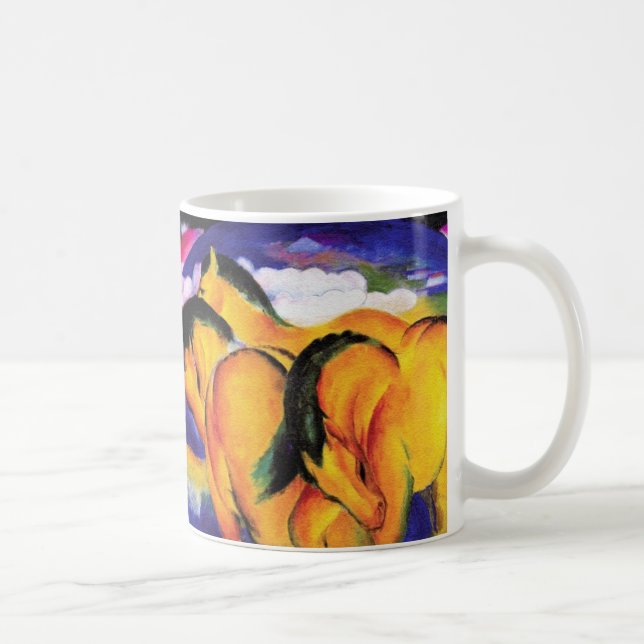 gult Horses Kaffemugg (Höger)