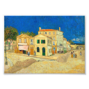Gult House av Vincent Van Gogh Fototryck