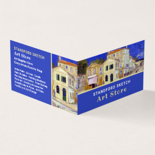 Gult House by Van Gogh, Art Supplies Store Visitkort
