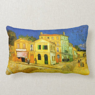 Gult House Van Gogh Fine Art Lumbarkudde