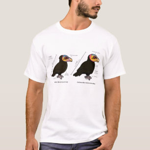 Gult-hövdat mer underbar v mindre t shirt