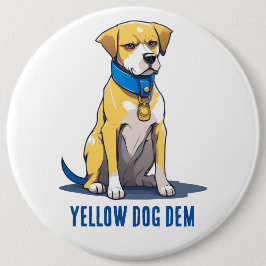 Gult Hund Demokrat Politik USA:s president 2024 Knapp