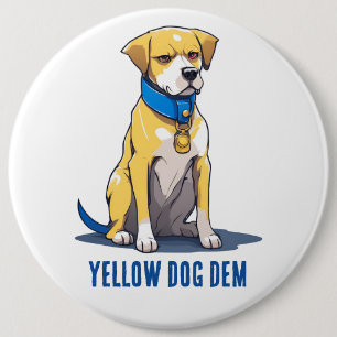 Gult Hund Demokrat Politik USA:s president 2024 Knapp