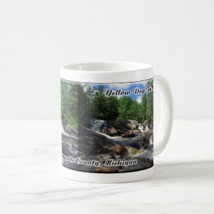 Gult Hund Falls mugg
