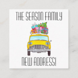 Gult i adress Meddelande - julklappar i julklapp