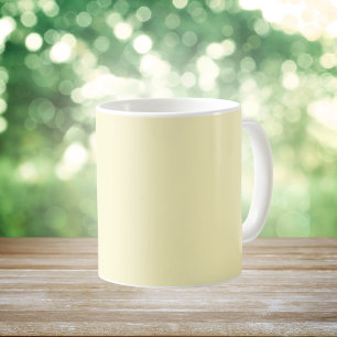 Gult i fast Färg Kaffemugg