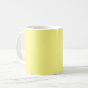 Gult i fast färg-ljusmedium, kaffemugg