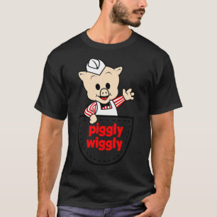 Gult i fickan t shirt