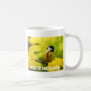 Gult i guldhösten kaffemugg