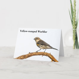 Gult-idisslare Tack Kort