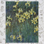 Gult Irises by Claude Monet, Vintage Fine Art Pussel<br><div class="desc">Gult Irises (1914-1917) av Claude Monet är en vintage av imponerande bra konsthantverk med blommor av gult som växer i en trädgård. Om konstnären: Claude Monet (1840-1926) var en av grundarna av den Fransk målningsrörelsen och de flesta av hans målningar var "en plein luft" (i det öppna luft) stil imponerande...</div>