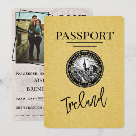 Gult Irlands pass Spara datum Datumet