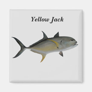 Gult Jack fisknät Magnet