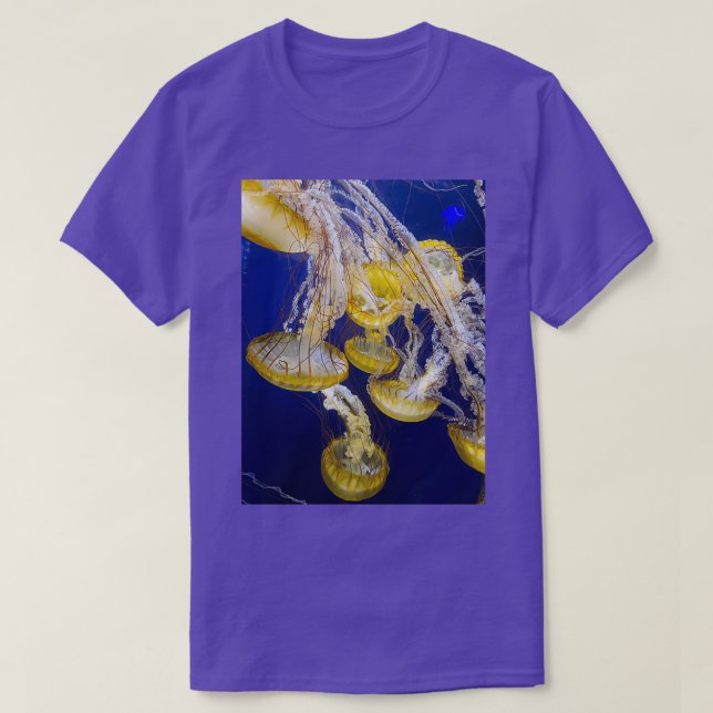 Gult Jellyfish T Shirt (Design framsida)