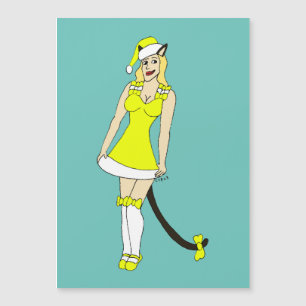 Gult Julcatgirl
