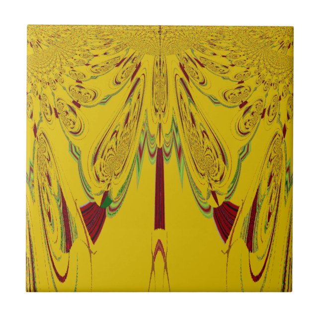 Gult Kakelplatta (Framsidan)