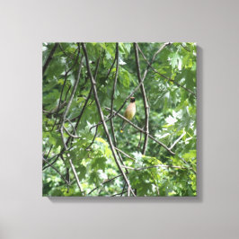 Gult kardinal canvastryck