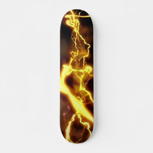 Gult kasta i sig skateboard bräda 19,5 cm