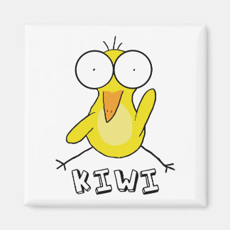 Gult Kiwi Magnet