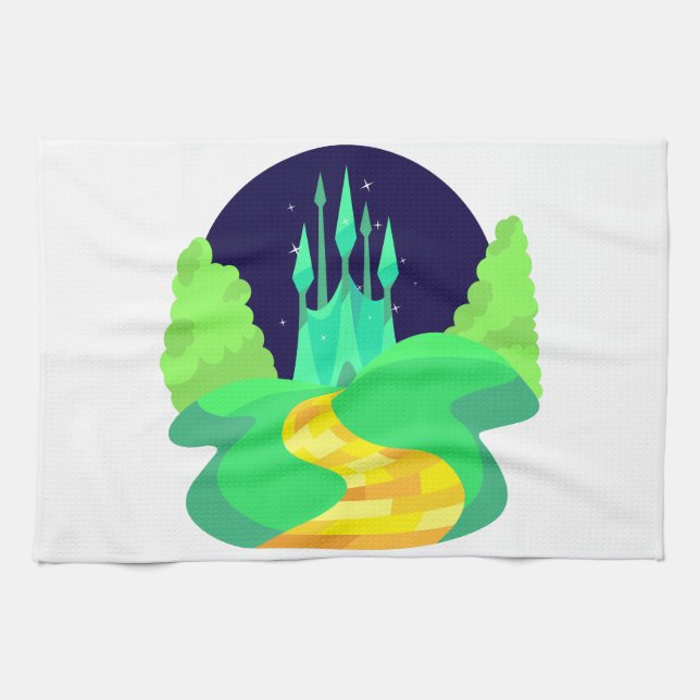 gult kökshandduk (Horisontell)