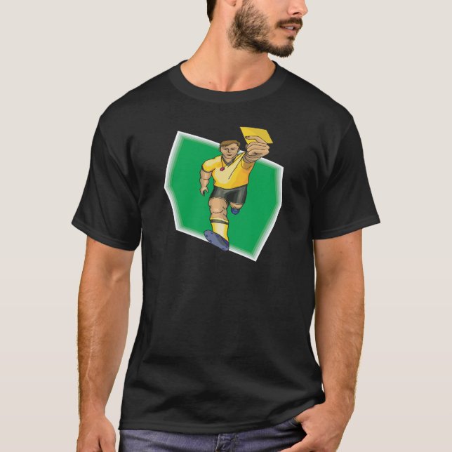 Gult kort tee shirt (Framsida)