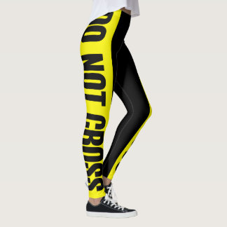 Gult Krim inte Kor-områden med bandrisk Leggings