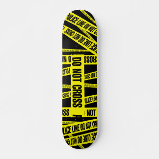 Gult Krim inte Kor-områden med bandrisk Skateboard Bräda 20,5 Cm