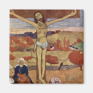 Gult Kristus av Paul Gauguin, Vintage Fine Art Magnet