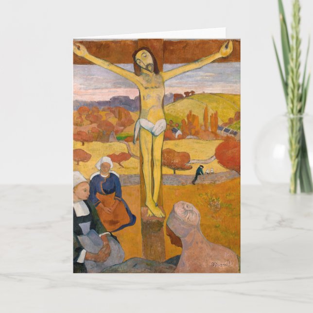 Gult Kristus | Paul Gauguin Kort (Framsida)