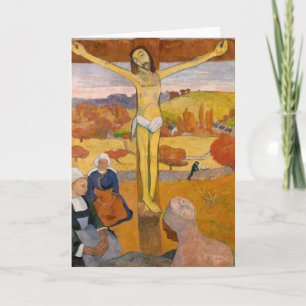 Gult Kristus Paul Gauguin Kort