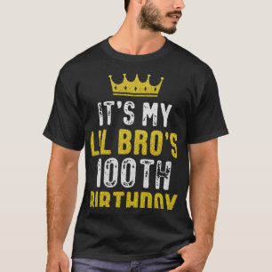 Gult Krona 100 dagar för broder från syster Br T Shirt